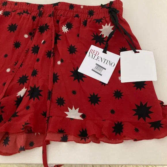 RED Valentino printed silk shorts - Picture 6 of 13